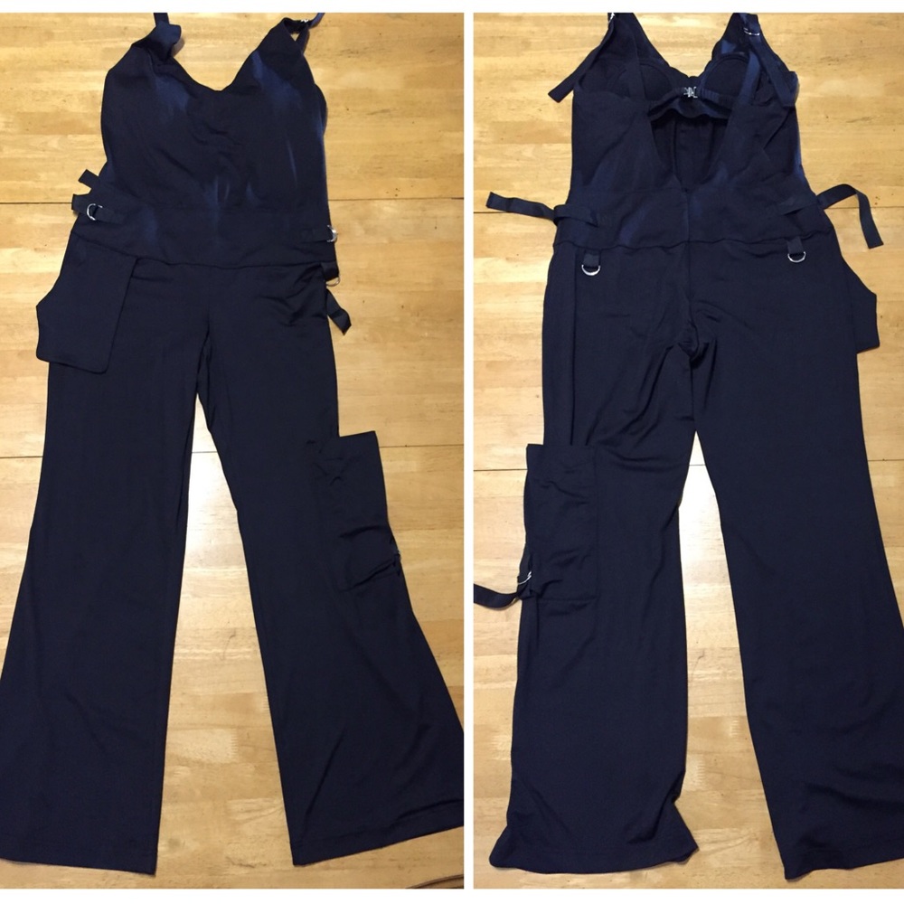 SPEIGEL Stretch Knit PANTSUIT Jumpsuit Straps 1 pc